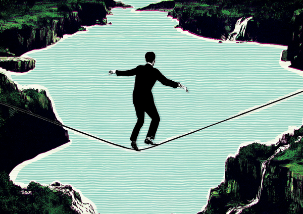 O'Connell out on the tightrope